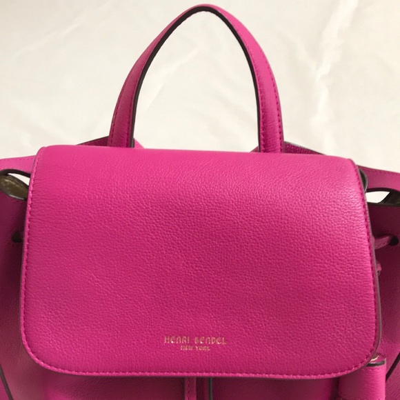 ⭐️HOST PICK⭐️ HENRI BENDEL Worth Avenue Pebbled Leather Backpack - Picture 4 of 16